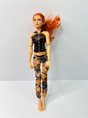2017 Mattel WWE Super Star 12” Becky Lynch w/Articulated Joints Red Hair(Good)